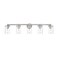 Z-Lite Thayer Vanity, 5-Light, 39 In.W x 5.75 In.L x 8.75 In.H, Brushed Nickel/Clear 742-5V-BN - alternate 2